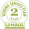 U-Haul 2 year wiring service plan