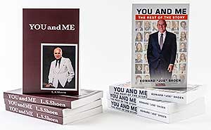 2 books entitled 'You and Me' and 'You and Me: The Rest of the Story'