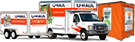 U-Haul Truck, Trailer, U-Box line up