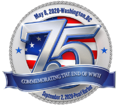 Commemorating The End Of WWII Logo