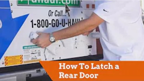 Image of How To Latch a Rear Door on a U-Haul Truck picture