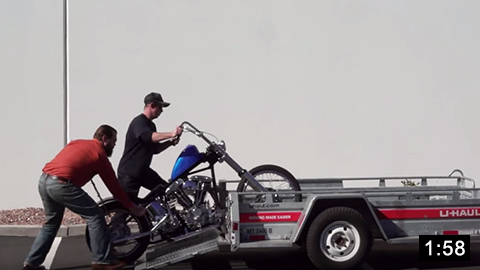 Image of How to Load a Motorcycle onto a Motorcycle Trailer  picture