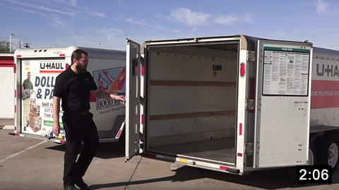 Image of How to Operate U-Haul Trailer Doors  picture
