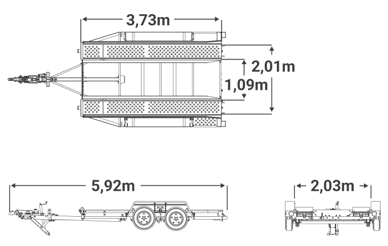 Remorque porte-voiture