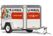 Enclosed 5ft by 8ft U-Haul moving trailer