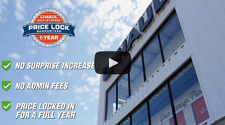 Watch U-Haul Storage Price Lock Video