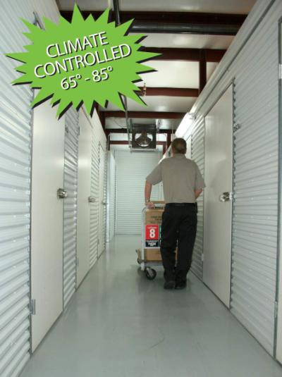 Our customers love our clean, bright, climate controlled storage facilities. We make sure our hallways are well-lit and our floors are spotless.