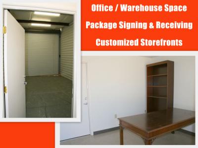 Our Office/Warehouse space is the perfect option for customers running a small business or satellite office. We have different sizes available so call today and reserve yours. These offices have an attached warehouse. And, we can even accept deliveries for you! (678) 795-1443