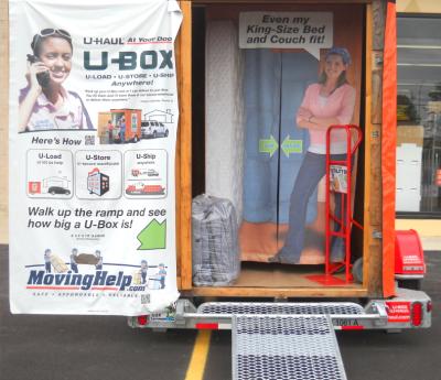Across Town or Across the World, U-Box is the affordable, convenient way to move or store your goods. With an interior capacity of 257 cubic feet and up to 2000 pounds, the Portable U-Box is the BEST Solution for your Portable Storage Needs.