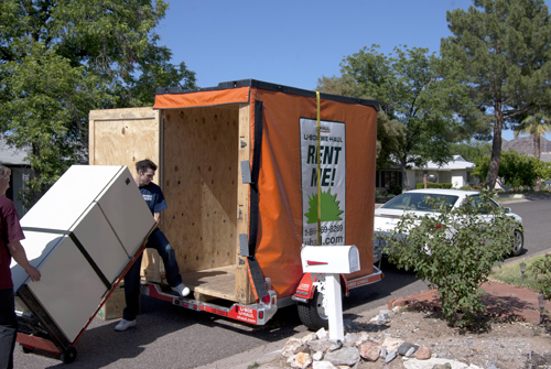 You pick up or we deliver your U-Boxes.  You fill them up and we store them in our secure warehouse or deliver them to your new home - Anywhere.