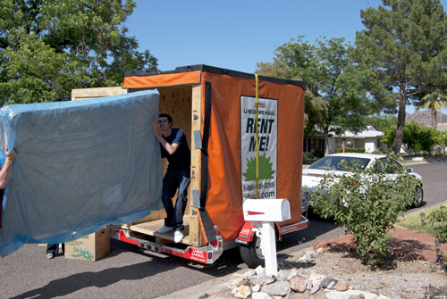 You pick up or we deliver your U-Boxes.  You fill them up and we store them in our secure warehouse or deliver them to your new home - Anywhere.