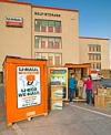 You pick up or we deliver your U-Boxes.  You fill them up and we store them in our secure warehouse or deliver them to your new home - Anywhere.
