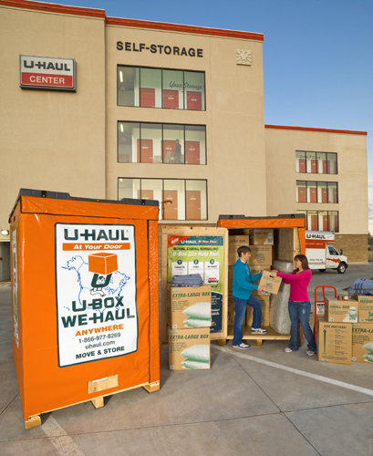 You pick up or we deliver your U-Boxes.  You fill them up and we store them in our secure warehouse or deliver them to your new home - Anywhere.