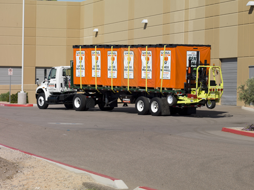 You pick up or we deliver your U-Boxes.  You fill them up and we store them in our secure warehouse or deliver them to your new home - Anywhere.