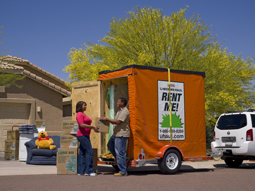 You pick up or we deliver your U-Boxes.  You fill them up and we store them in our secure warehouse or deliver them to your new home - Anywhere.