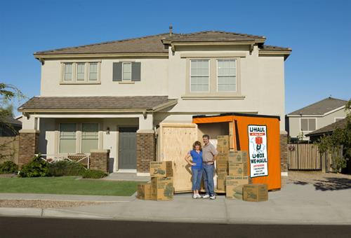 You pick up or we deliver your U-Boxes.  You fill them up and we store them in our secure warehouse or deliver them to your new home - Anywhere.
