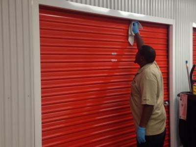 Our staff will clean the outside of your storage door in between your visits. he also preps your storage unit before move in. Our crew keeps up with daily maintenance inspections and cleaning schedules ensure the quality of storage you deserve!