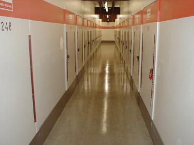 Our storage facility offers well-lit, wide hallways. We only use the Discus style lock in our storage.  It is recognized by law enforcement agencies to be the most secure lock you can use to protect your goods. Additionally, with our new U-Haul app you control who can enter your unit, as well as the ability to pay your bill online, print out receipts, and the ability to email or send an instant message to Lucy the Manager of the store.  