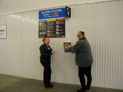 After seeing the security features, extended hour access available, cleanliness, and how care oriented Amy and her staff is, this customer made the right choice!