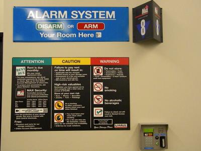 Our security system is first rate. When you are in the showroom, open a demonstration unit and see what we mean! Hold your ears!!