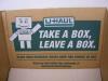 Long before sustainability was a common term U-Haul was a true leader going back to the our very beginnings. One very small example is our Take a Box, Leave a Box program. If there are boxes in the container, they are free!. Before you throw your boxes away (usable only please) to go to a landfill, consider dropping them off at our facility. Help future generations to continue the tradition of re-using, re-cycling, re-purposing.....and thanks from all of us at U-Haul.  